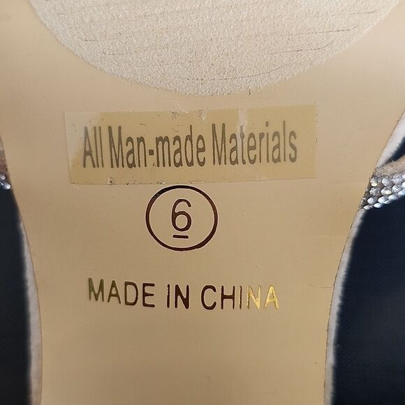 BRAND NEW GLAZE WOMEN’S BLOCK-HEEL RHINESTONES CRISS-CROSS STRAP SANDAL - Picture 16 of 16